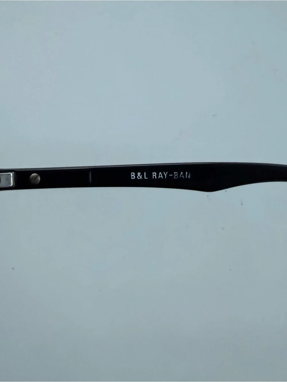Vintage 80s-90s Rayban B&L gatsby 5 black sunglasses with replacement case
